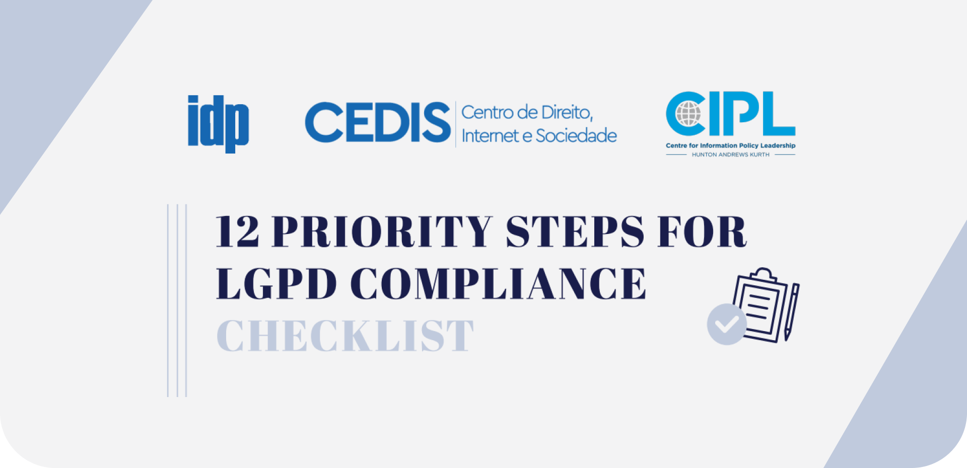 12 Priority Steps For LGPD Compliance Checklist